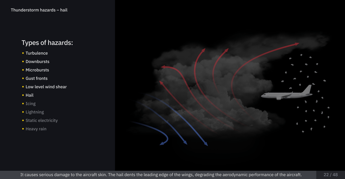 Storm Avoidant Evionica — Thunderstorm Avoidance E-Learning