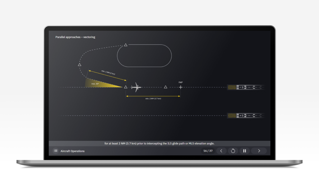 Screen from HPA online course on the desktop device