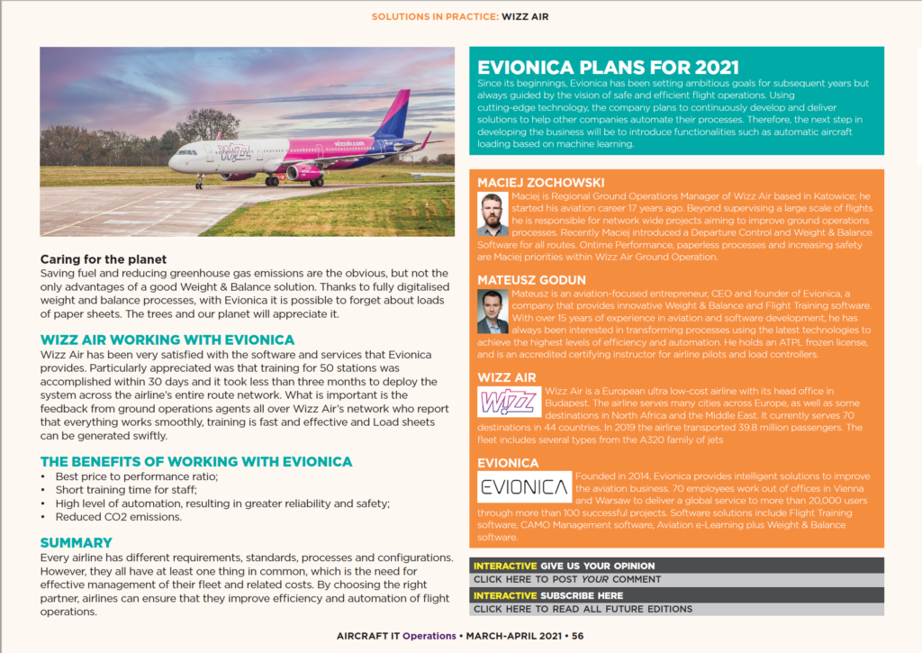 AircraftIT Wizz Air new solutions