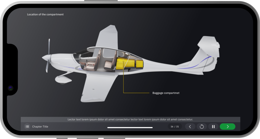 CBT Diamond course on LMS platform on the mobile device