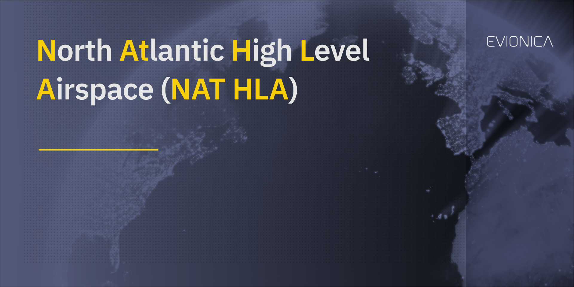 Evionica — North Atlantic High Level Airspace (NAT HLA) E-Learning